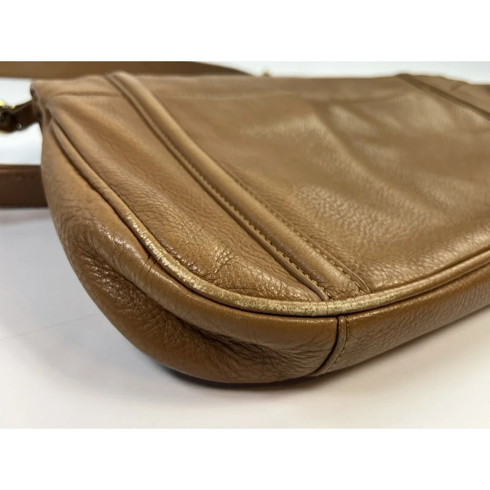 Tory Burch Handbag Amanda Fold Over Large Womens Leather Shoulder Bag Crossbody